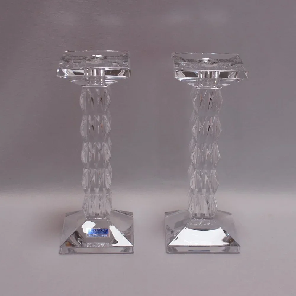 Marquis by Waterford Made in Slovenia Crystal Candlesticks